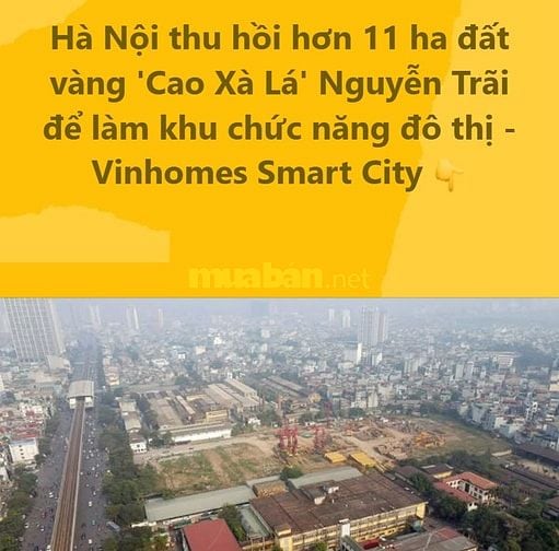 Nhà ngay cửa sau Khu Cao-Xà-Lá Vinhomes đang xây ở Nguyễn Trãi 