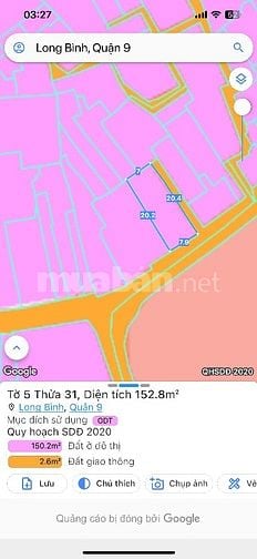 Chính chủ bán đất lô góc 2 mặt tiền full thổ cư đường Long Sơn, phường
