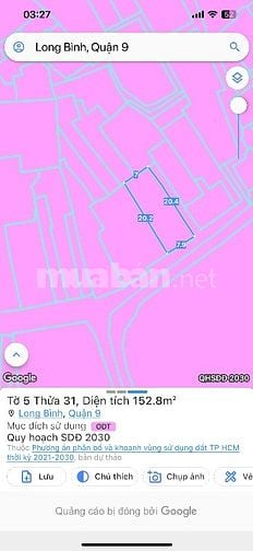 Chính chủ bán đất lô góc 2 mặt tiền full thổ cư đường Long Sơn, phường
