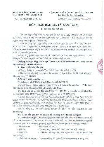 Đấu giá Quyền sử dụng đất và tài sản gắn liền với đất