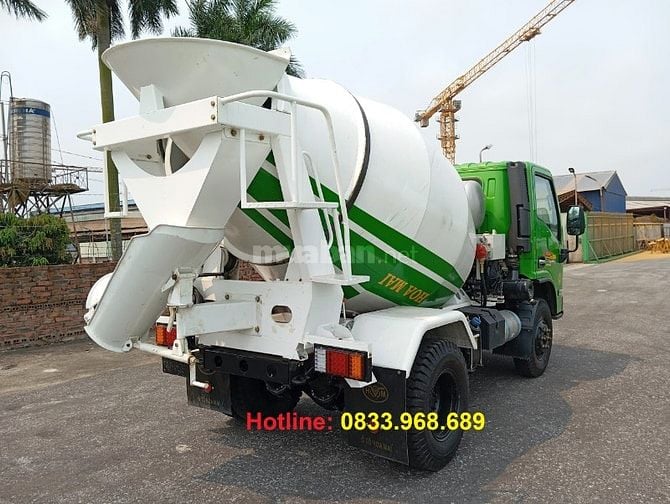 Xe trộn bê tông Hoa Mai 3–4 khối – Nhỏ gọn, chính hãng, giá tốt