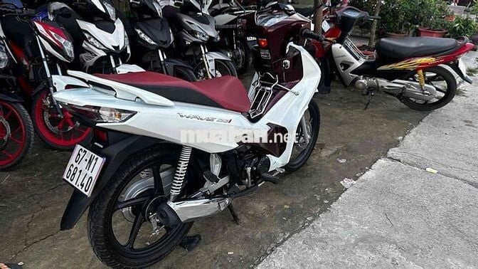 Honda Wave i 125 thái 2023 trắng đỏ ( hỗ trợ góp )