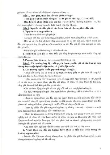 Đấu giá Quyền sử dụng đất và tài sản gắn liền với đất