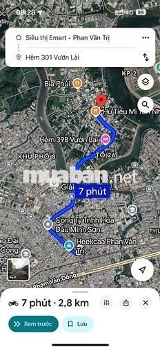 BDS hẻm 301  Vườn Lài. gần cầu Sắt An Phú Đông
