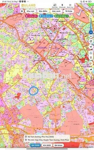 F0 Đất Hướng Đạo KCN Tam Dương Gần Trường Học,Đường nhựa va thổ cư lớn