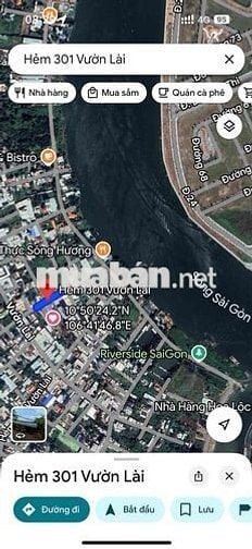 BDS hẻm 301  Vườn Lài. gần cầu Sắt An Phú Đông