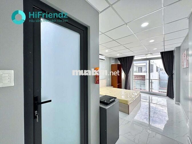 STUDIO BAN CÔNG CỬA SỔ - FULL NỘI THẤT - MÁY GIẶT RIÊNG SÁT CẦU CHỮ Y