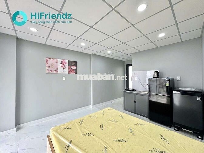 STUDIO BAN CÔNG CỬA SỔ - FULL NỘI THẤT - MÁY GIẶT RIÊNG SÁT CẦU CHỮ Y