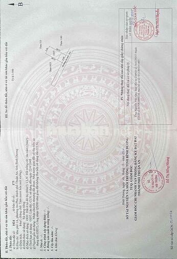 Bán lô đất xây dựng tự do ngang 6 sát vòng xoay an phú cách nhựa 50m