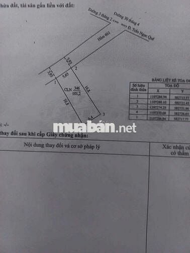 Mặt Tiền hẻm 661 đường 30/4  lộ oto. Dt 100m2