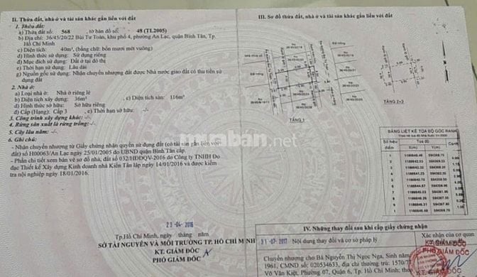 Bán nhà hẻm xe hơi đường Bùi Tư Toàn, Phường An Lạc, Quận Bình Tân