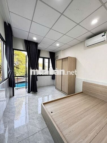 Phòng 32m²_1PN_Tách bếp_Ban công_Máy Giăt Riêng_Trường Sa, Bình Thạnh