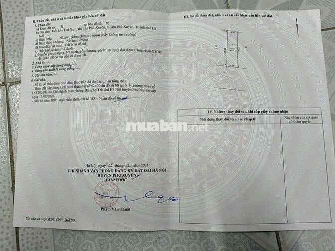 🔥🔥 SIÊU SIÊU HIẾM ĐẤT 👉 Trục Chính Tiểu Khu Đại Nam - Thị Trấn -Phú