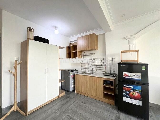 STUDIO BAN CÔNG LỚN RÔNG 30M2_MÁY GIĂT RIÊNG_VŨ TÙNG, P2, BÌNH THANH