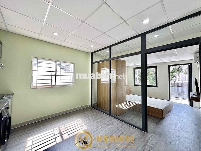 ✨CĂN HỘ 1 PHÒNG NGỦ TÁCH BẾP VÁCH KÍNH SIÊU YÊU_BAN CÔNG MÁY GIẶT