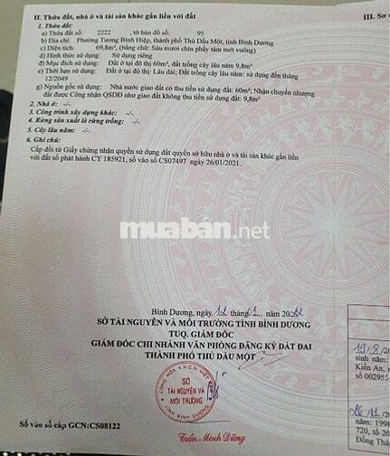 🏠 111/9 Lê Văn Tách – Nhà phố 2 tầng, sổ hồng riêng, hướng Đông Nam.