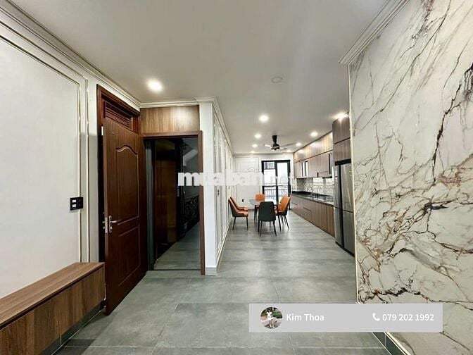 Căn hộ 2PN-3WC (90m2) Vạn Phúc full nội thất, có thang máy. Giá 16 tr