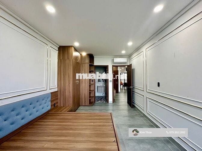 Căn hộ 2PN-3WC (90m2) Vạn Phúc full nội thất, có thang máy. Giá 16 tr