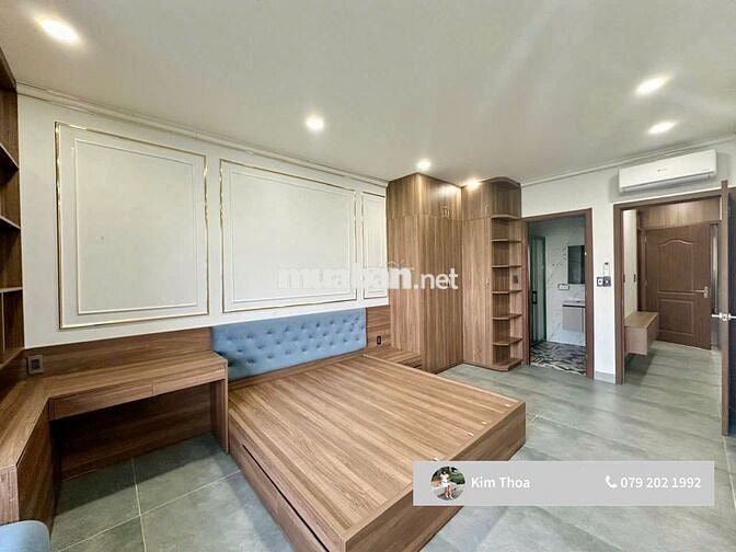 Căn hộ 2PN-3WC (90m2) Vạn Phúc full nội thất, có thang máy. Giá 16 tr