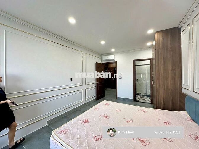 Căn hộ 2PN-3WC (90m2) Vạn Phúc full nội thất, có thang máy. Giá 16 tr