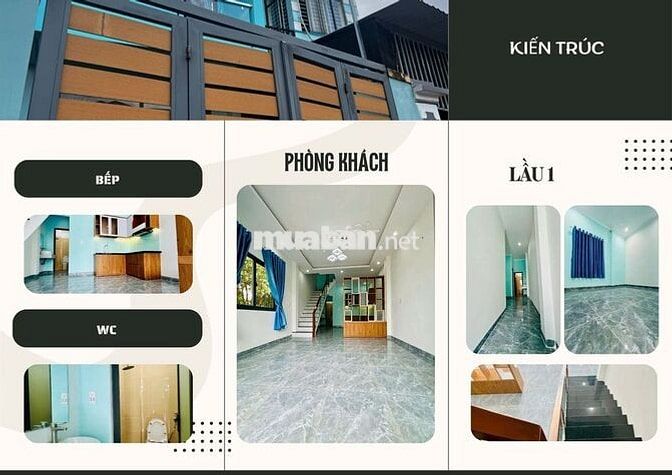 🏠 111/9 Lê Văn Tách – Nhà phố 2 tầng, sổ hồng riêng, hướng Đông Nam.