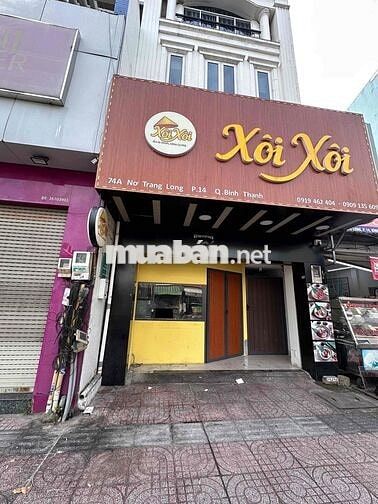 Chính chủ Cho thuê mặt tiền Nơ Trang Long - Bình Thạnh