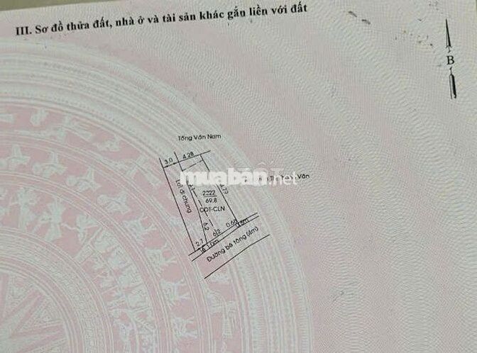 🏠 111/9 Lê Văn Tách – Nhà phố 2 tầng, sổ hồng riêng, hướng Đông Nam.