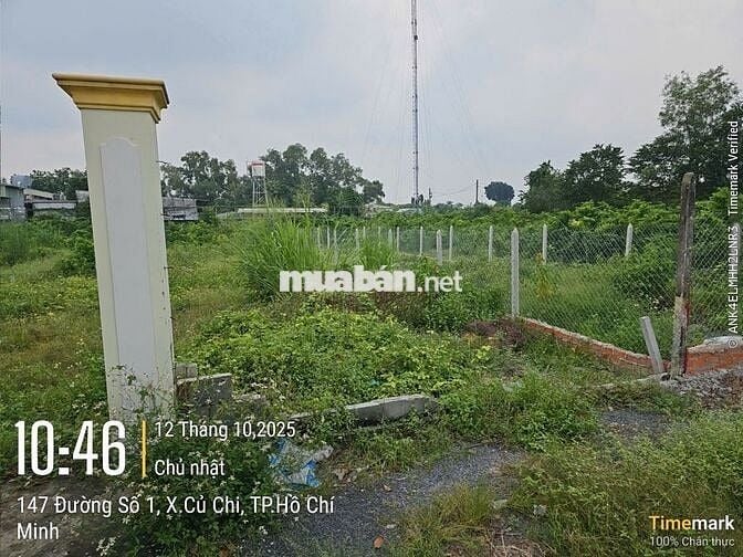 Ngộp bán nhanh 133m2 thổ 1/ Trần Văn Chẩm - Phước Vĩnh An. Giá 1,5 tỷ