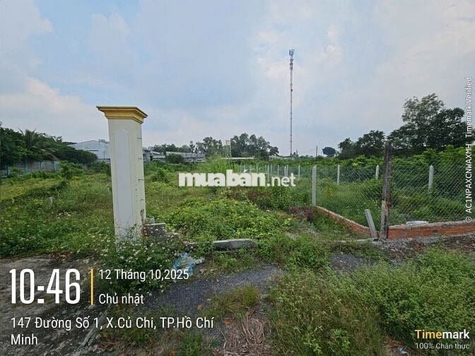 Ngộp bán nhanh 133m2 thổ 1/ Trần Văn Chẩm - Phước Vĩnh An. Giá 1,5 tỷ