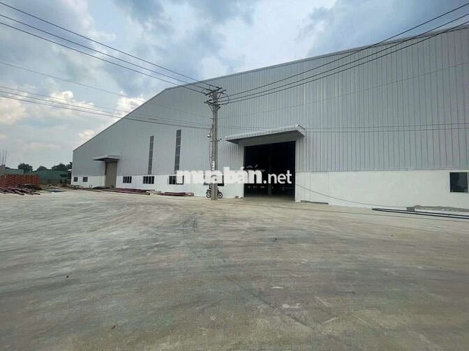 Cho thuê 6500m + 6800m nhà xưởng mới hoàn thiện tân uyên bình dương