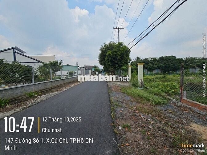 Ngộp bán nhanh 133m2 thổ 1/ Trần Văn Chẩm - Phước Vĩnh An. Giá 1,5 tỷ