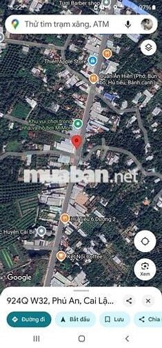 Bán đất mặt tiền ĐT 875 cai lậy tiền giang