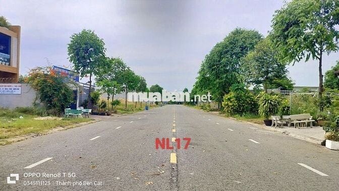 Đất ngợp cần ban ở Thới Hòa Bến Cát Bình Dương DT300m2 Giá 1ty2 SHR