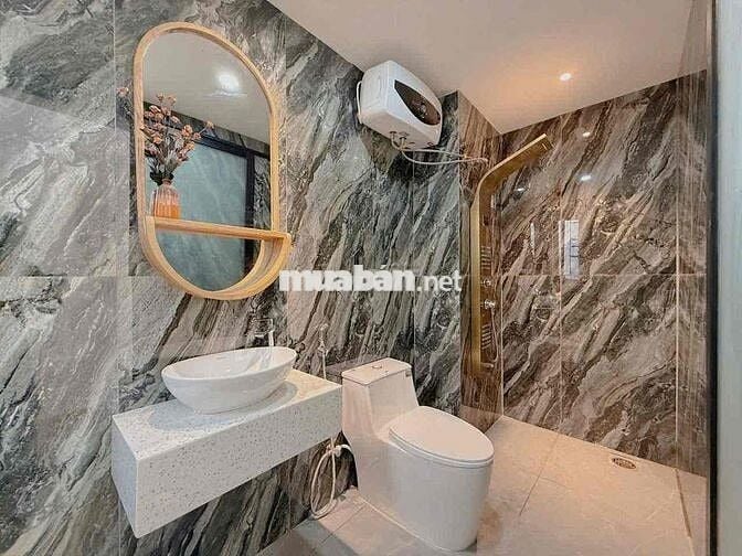 bán nhà 3 tầng 65m2 đường oto 8m nguyễn công trứ 4pn mới xây
