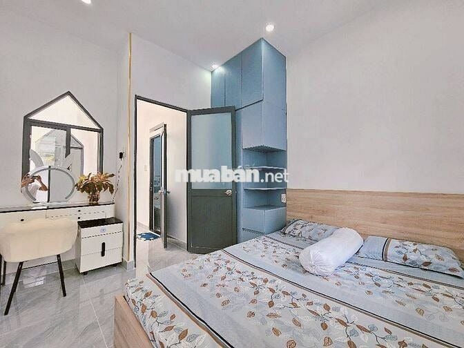 Nhà xây mới nội thất đầy đủ tiện nghi đường trần bá giao