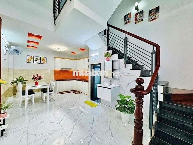 Bán nhà hẻm xe hơi,52 m2 xây 3 tầng hơn 6 tỷ,Phạm Văn Chiêu,Gò Vấp