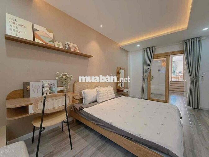 bán nhà 3 tầng 65m2 đường oto 8m nguyễn công trứ 4pn mới xây