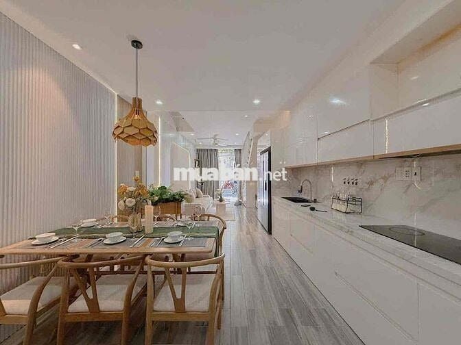 bán nhà 3 tầng 65m2 đường oto 8m nguyễn công trứ 4pn mới xây