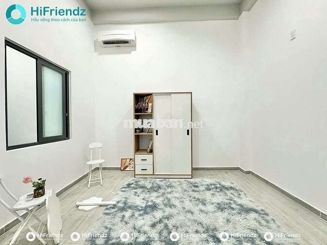 Studio full nt, ban công ngay làng đại học