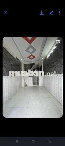 Nhà nguyên căn cho thuê 3❌8 trệt 1 lầu đúc 1pn-2wc  nhà có 1 máy lạnh