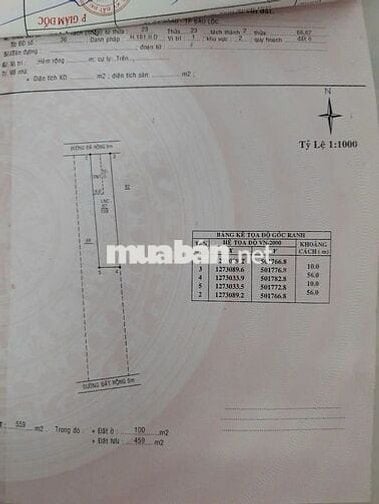 NHÀ SÂN VƯỜN BẢO LỘC - ĐƯỜNG NGÔ TẤT TỐ - DT: 560M2 (10MX56M) - 100 TC