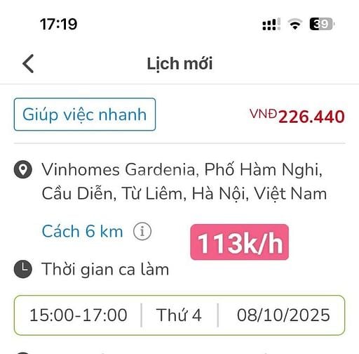 Tuyển giúp việc theo giờ LƯƠNG CAO làm GẦN NHÀ 