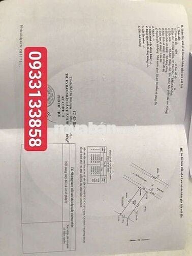 Bán gấp Đất KDC Bình Chiểu Hẻm 7m điện nước âm