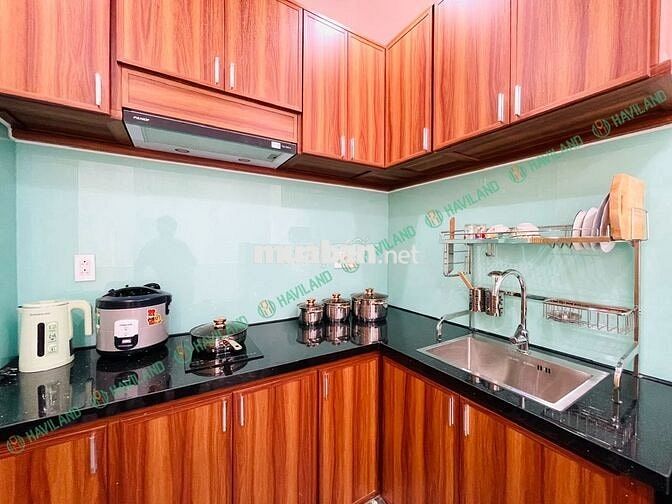 CĂN HỘ CÓ BAN CÔNG GẦN BIỂN MỸ KHÊ FULL NỘI THẤT SẴN DỤNG CỤ BẾP