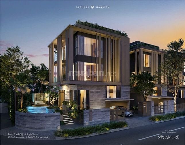 OCHARD MANSION '' CAPITALAND'' 94 VIÊN KIÊM CƯƠNG CHUẨN SỐNG HILLSIDE