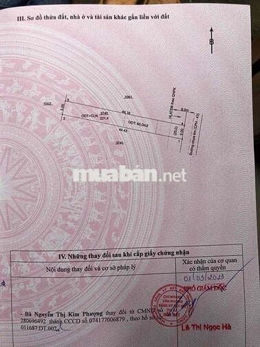 chính chủ ngộp ngân hàng cần ra gấp lô đất đẹp chánh  nhựa 12m giá tốt