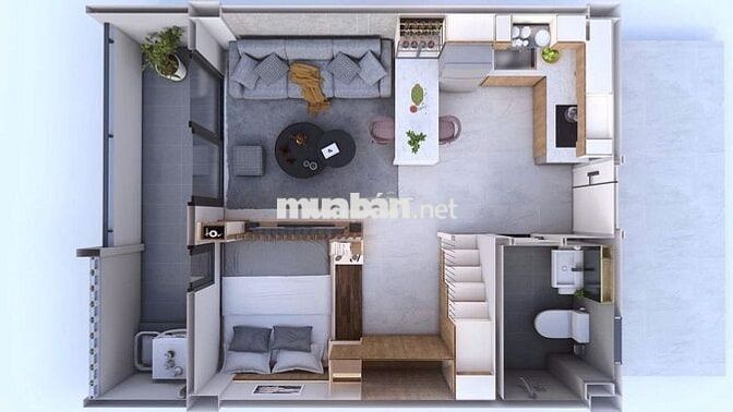 BIDV Hổ Trợ Vay 75% Căn Hộ Đức Hòa chỉ 165 Triệu sở hữu 34 m2