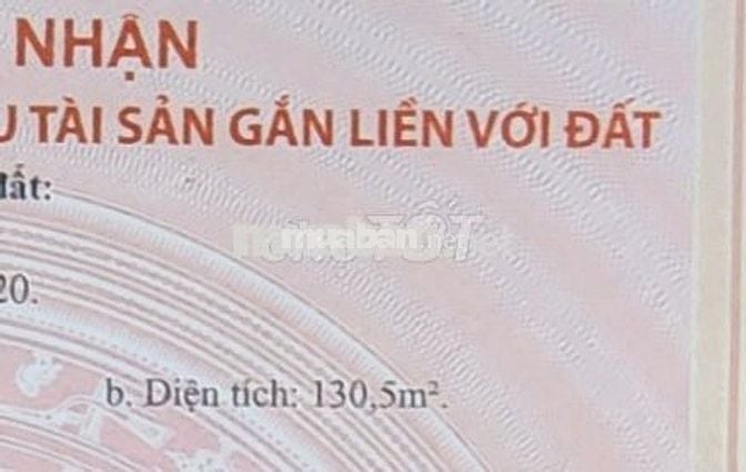 BÁN ĐẤT MẶT ĐƯỜNG PHỐ NỈ sổ đỏ chính chủ 130,5m2