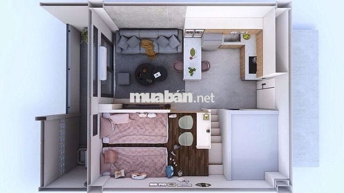 Chỉ 250 triệu sở hữu chung cư 36 m2 trung tâm Đức Hòa