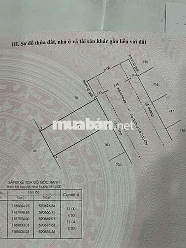 Chính chủ bán đất 4,8m x11,2m đường Võ Trần Chí Tân Tạo Bình Tân SHR
